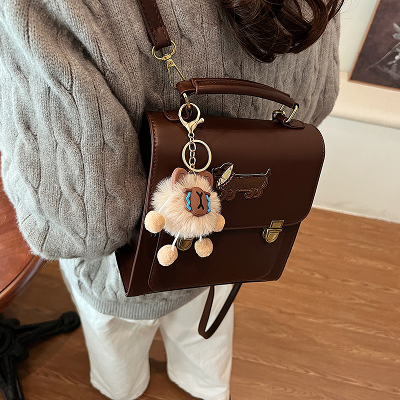 Ženski PU kožni ruksak, gradski minimalistički stil, podstava poliester, zatvaranje poklopcem