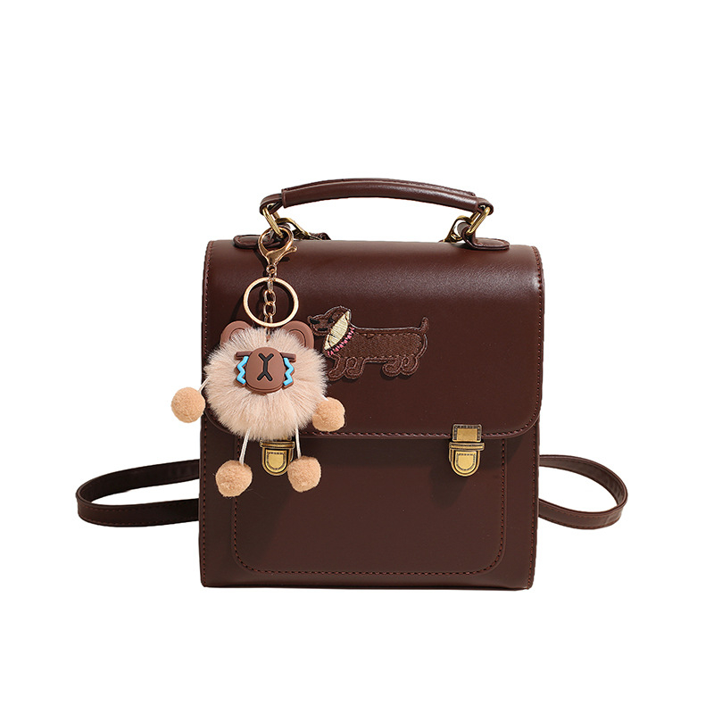 Ženski PU kožni ruksak, gradski minimalistički stil, podstava poliester, zatvaranje poklopcem