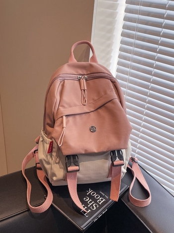 Višenamjenski ženski ruksak u japanskom stilu i crossbody torba preko ramena — Oxford platno, poliester podstava, zatvaranje na zip, unutarnja džep s zipom, otporno na habanje