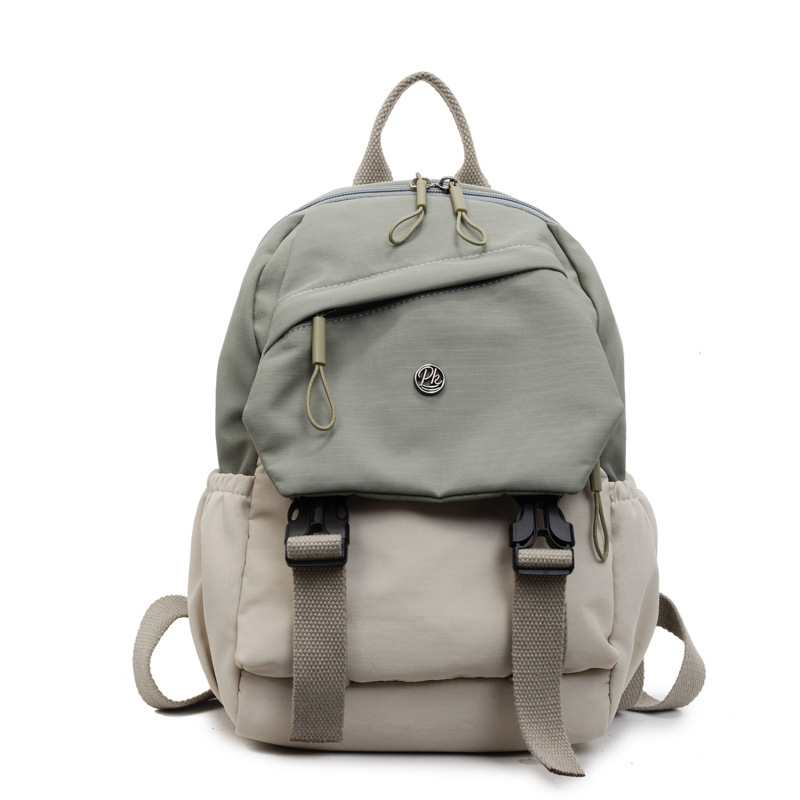 Višenamjenski ženski ruksak u japanskom stilu i crossbody torba preko ramena — Oxford platno, poliester podstava, zatvaranje na zip, unutarnja džep s zipom, otporno na habanje