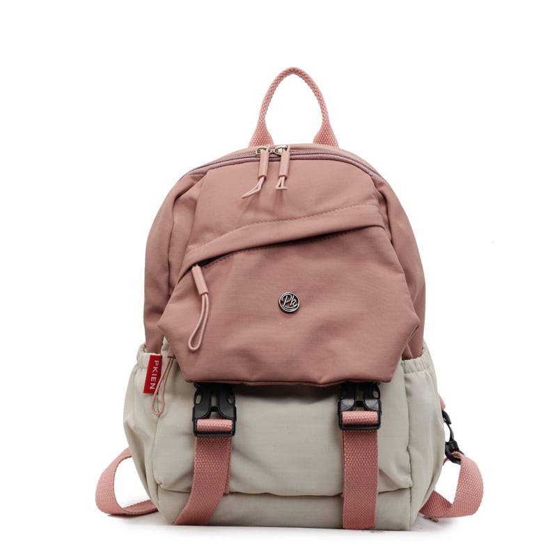 Višenamjenski ženski ruksak u japanskom stilu i crossbody torba preko ramena — Oxford platno, poliester podstava, zatvaranje na zip, unutarnja džep s zipom, otporno na habanje