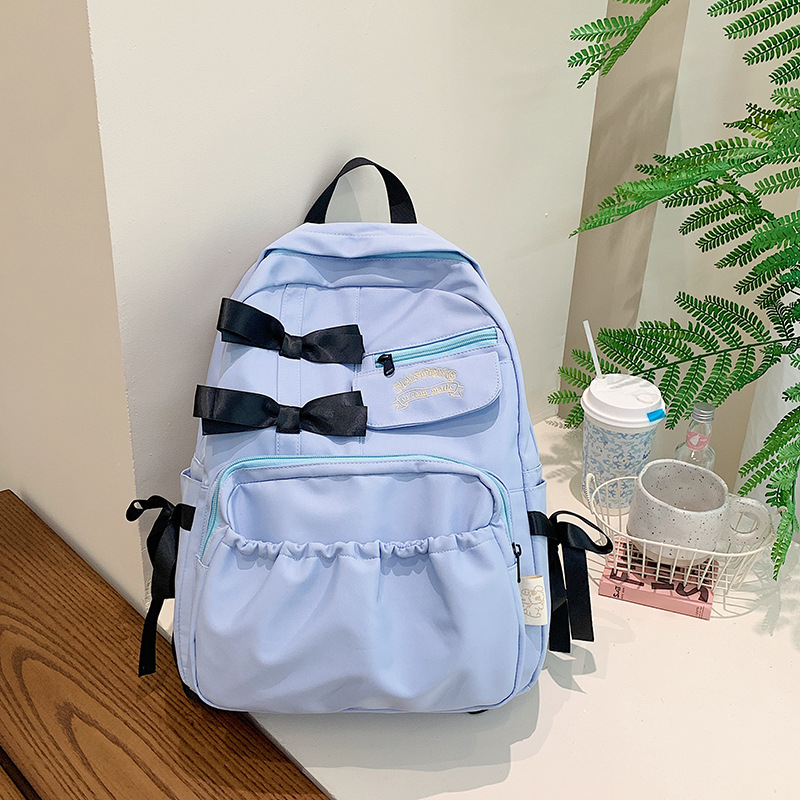 Najlon ruksak, vodootporan, zatvarač na zatvarač, unutarnja džep za telefon, laminirani džep sa zatvaračem