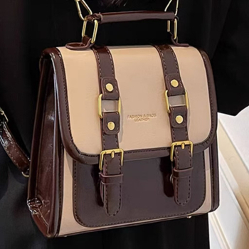 Ženska mini torba u korejskom stilu, casual retro, proljeće 2025, PU koža, lagana, zatvaranje zatvaračem, džep za mobitel, vodootporna i otporna na habanje