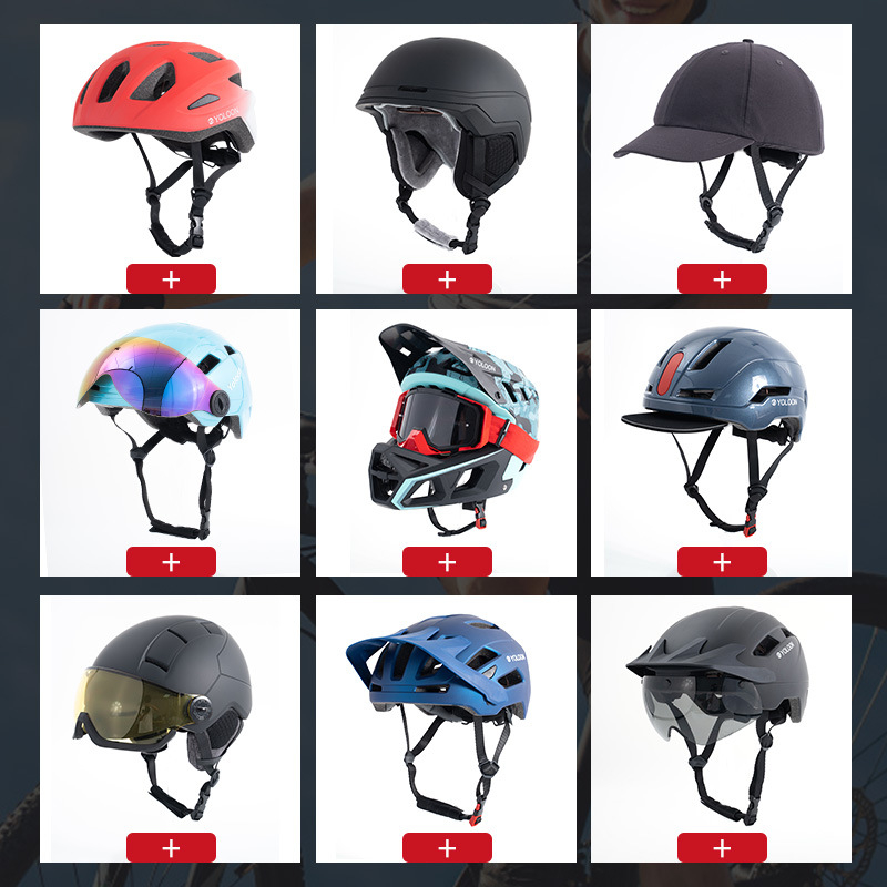 Cască de schi pentru adulți - ABS+EPS, de tip jumătate, iarnă, personalizabilă