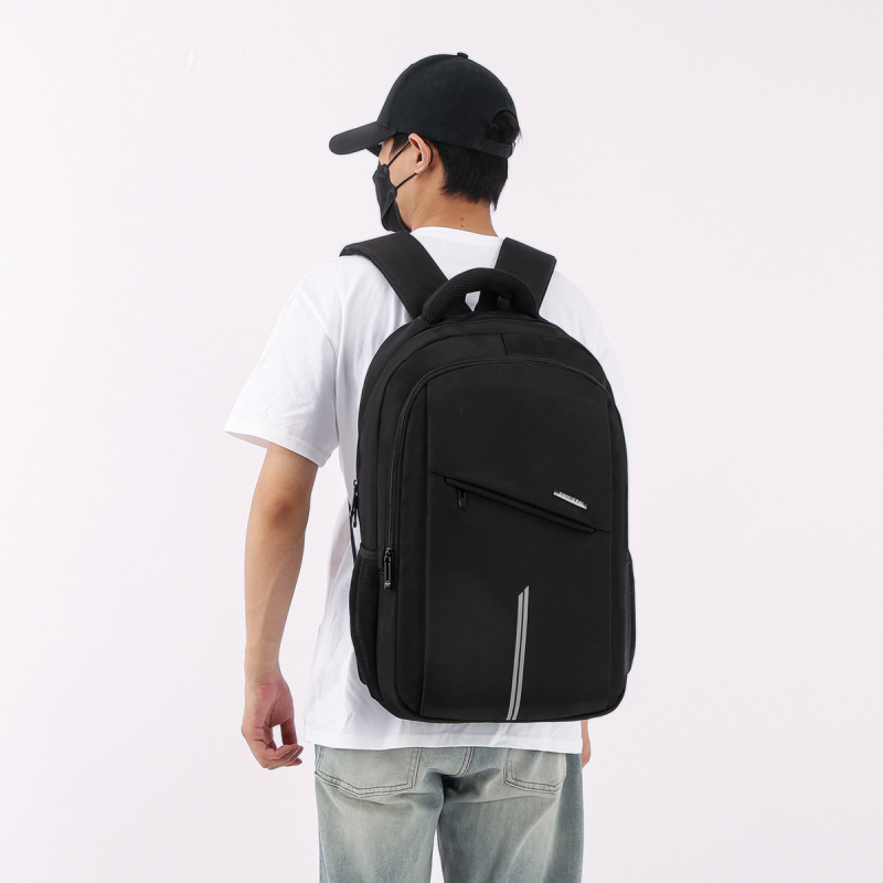 Ruksak za studente, platnena konstrukcija, kapacitet 20–35 L, stil business elitni, zakrivljene naramenice, poliester podstava