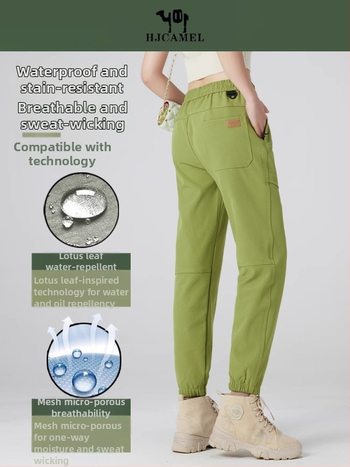 Unisex pracovné nohavice na turistiku a kempovanie, polyester, proti vetru, jar a jeseň