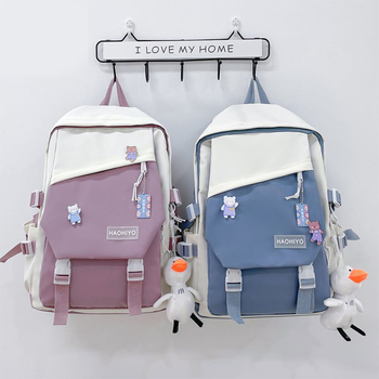 Rucsac gimnazial, material Oxford, respirabil, impermeabil, rezistent la uzură, bretele cu pernă de aer