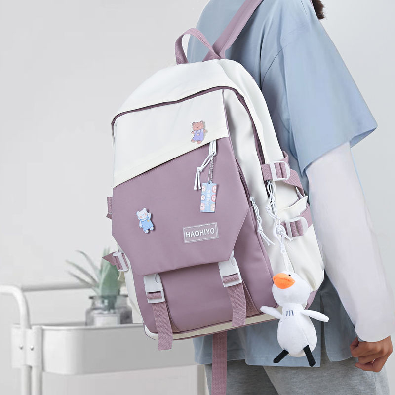 Rucsac gimnazial, material Oxford, respirabil, impermeabil, rezistent la uzură, bretele cu pernă de aer