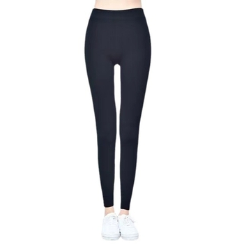 Modal leggings με ψηλή μέση, μήκος 3/4, ριγέ/καρό μοτίβο, υψηλή ελαστικότητα