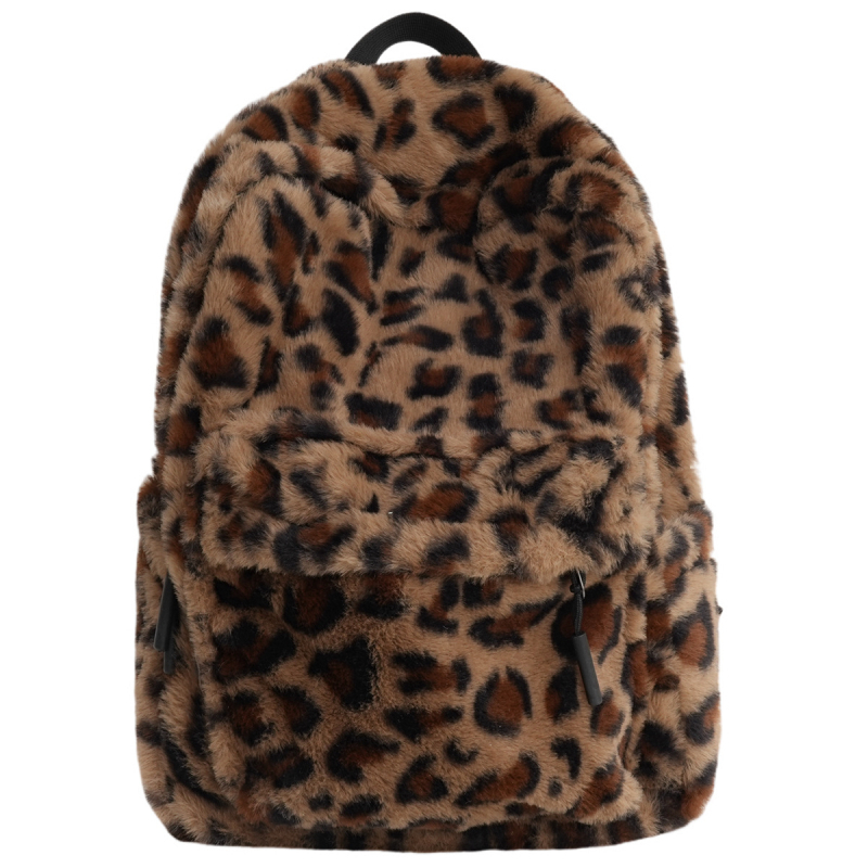 Ruksak s leopard uzorkom, japanskog stila (Najlon, zatvarač, pretinac za prijenosno računalo, vodootporan, protiv krađe)
