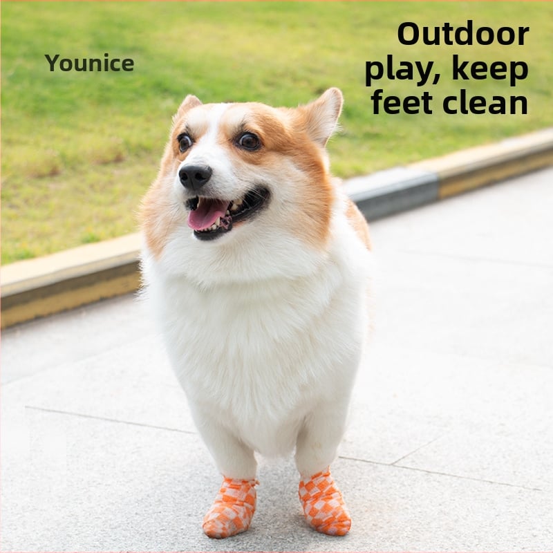 Еднократни протекторни покривки за кучешки лапи, Материал: Мохер, Обща употреба