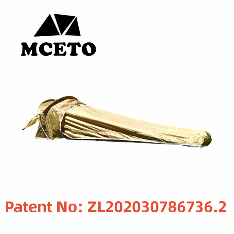 Jednovrstvový ultralehký tunelový stan pre štyri sezóny kempingu | 0,9 kg, hliníkové tyče, polyester odolný voči roztrhnutiu