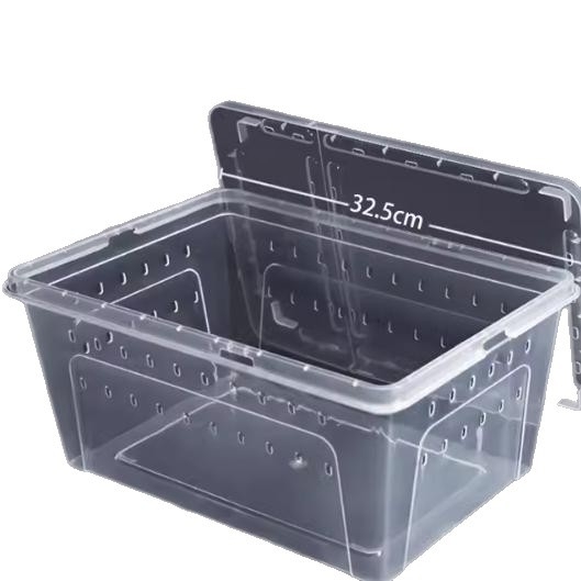 Habitat din plastic pentru animale mici, cu izolație transparentă groasă — cutie de creștere