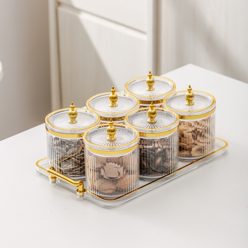 Σετ δοχείων αποθήκευσης μπαχαρικών – πλαστικά δοχεία με σφράγιση κατά της υγρασίας για στερεά μπαχαρικά