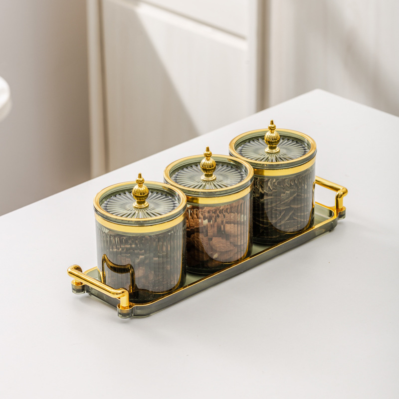 Σετ δοχείων αποθήκευσης μπαχαρικών – πλαστικά δοχεία με σφράγιση κατά της υγρασίας για στερεά μπαχαρικά