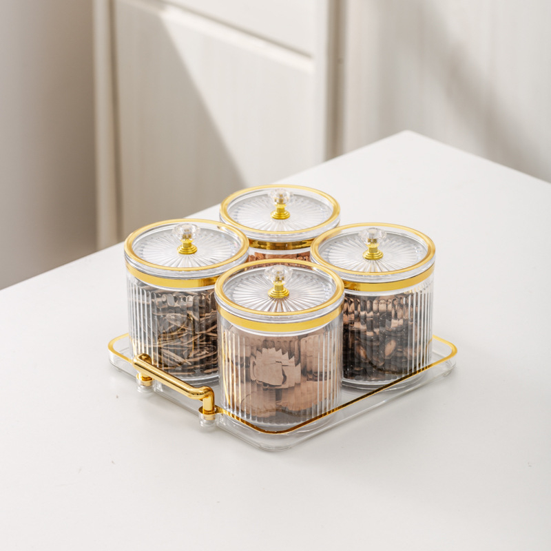Σετ δοχείων αποθήκευσης μπαχαρικών – πλαστικά δοχεία με σφράγιση κατά της υγρασίας για στερεά μπαχαρικά