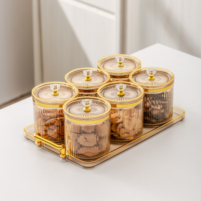 Σετ δοχείων αποθήκευσης μπαχαρικών – πλαστικά δοχεία με σφράγιση κατά της υγρασίας για στερεά μπαχαρικά