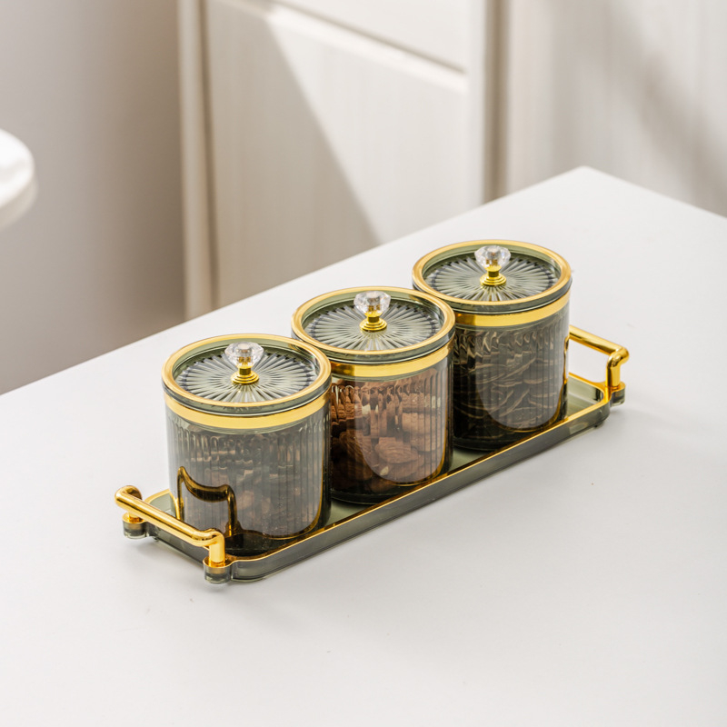 Σετ δοχείων αποθήκευσης μπαχαρικών – πλαστικά δοχεία με σφράγιση κατά της υγρασίας για στερεά μπαχαρικά