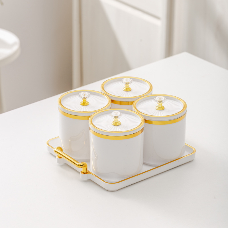 Σετ δοχείων αποθήκευσης μπαχαρικών – πλαστικά δοχεία με σφράγιση κατά της υγρασίας για στερεά μπαχαρικά