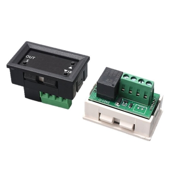 12V időzítő relé modul ciklikus be- és kikapcsolás funkcióval, digitális dupla LED kijelző