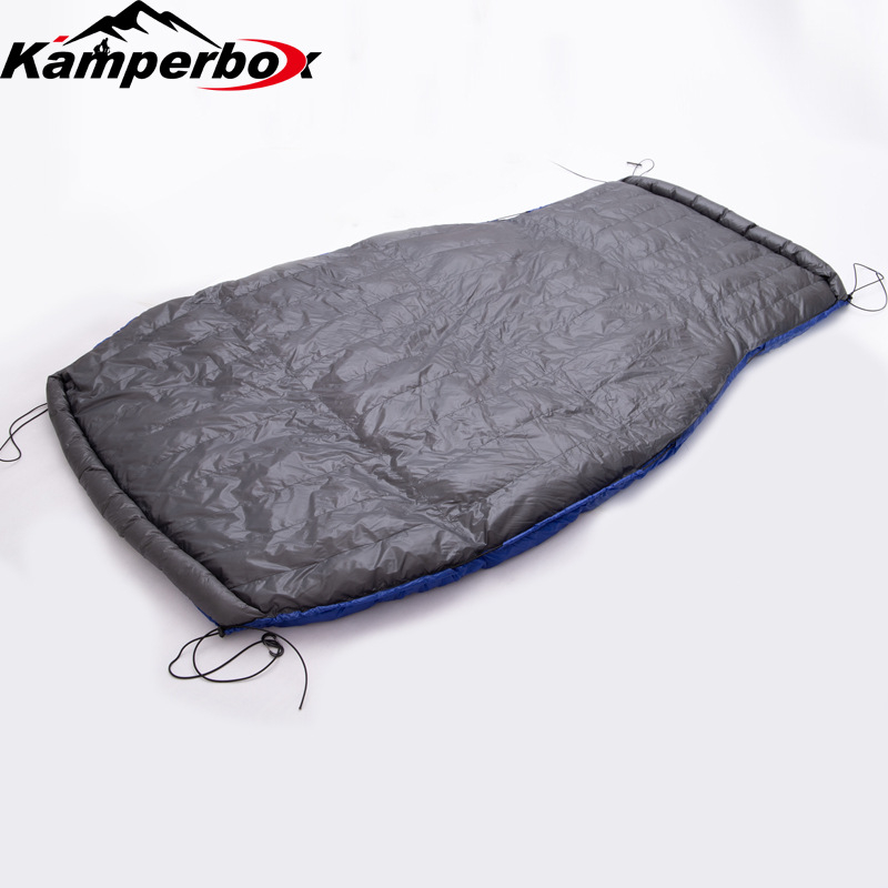 Kamperbox Sac de dormit pentru hamac de exterior cu căptușeală din nailon și țesătură din nailon, stil tip plic, 980 g, umplutură mixtă