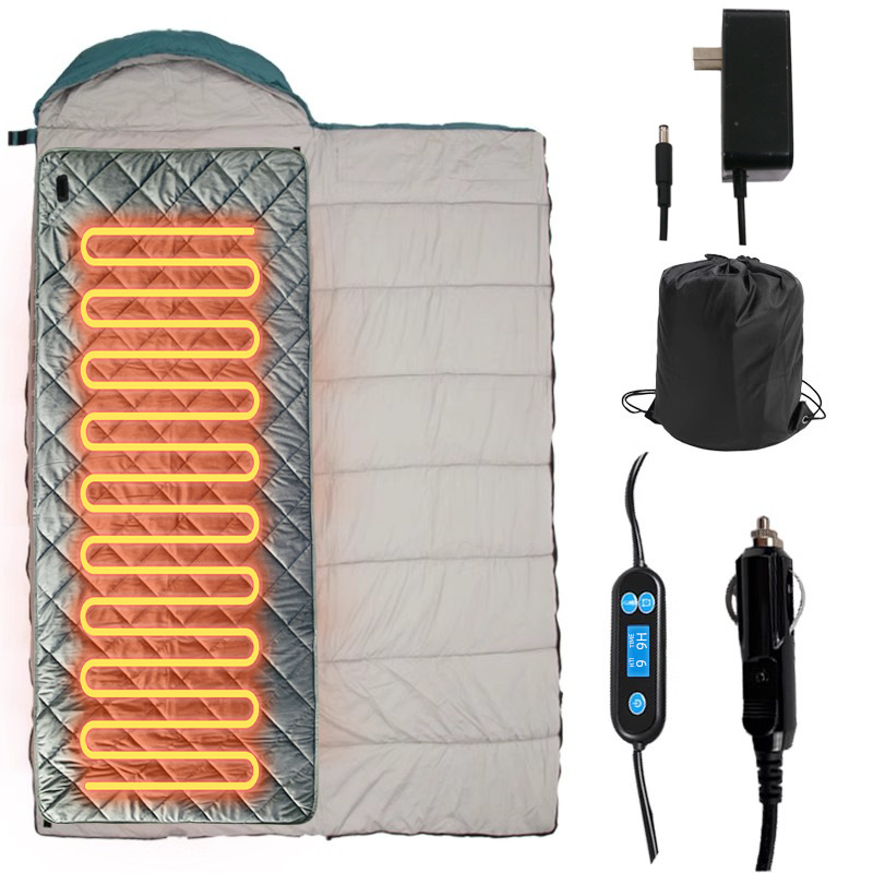 Електрическо одеяло за автомобилен къмпинг – модел Tt, 10W, 5V, автомобилно захранване, подходящо за едно- или дво ползване