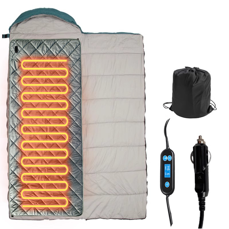 Електрическо одеяло за автомобилен къмпинг – модел Tt, 10W, 5V, автомобилно захранване, подходящо за едно- или дво ползване