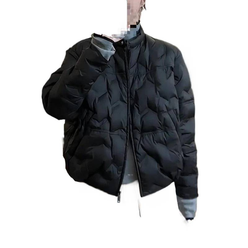 Ženska jakna od chenilla sa zipom, polo ovratnik, ultrakrata duljina