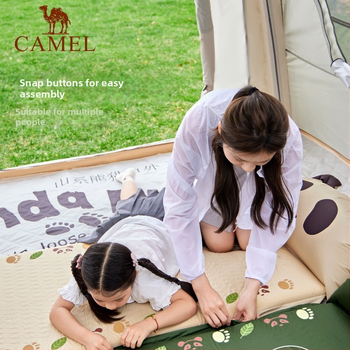 Υπαίθρια αυτοφούσκωτη υπνόστρωμα για κάμπινγκ, διπλό (συνδέεται), ανθεκτικό στην υγρασία, παχύτερο και ζεστό – Camel Panda συνεταιρισμένη μάρκα