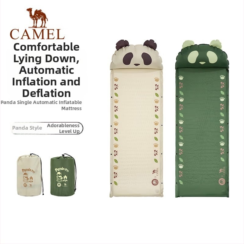 Υπαίθρια αυτοφούσκωτη υπνόστρωμα για κάμπινγκ, διπλό (συνδέεται), ανθεκτικό στην υγρασία, παχύτερο και ζεστό – Camel Panda συνεταιρισμένη μάρκα