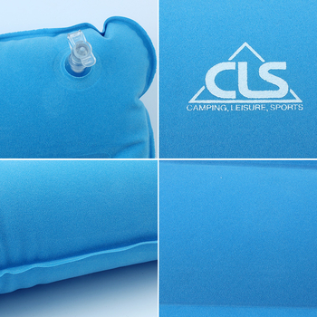 Φουσκωτό τετράγωνο μαξιλάρι εξωτερικού χώρου – ύφασμα PVC φλοκ, βάρος 75 g, μοντέλο CLS οριζόντιο τετράγωνο μαξιλάρι