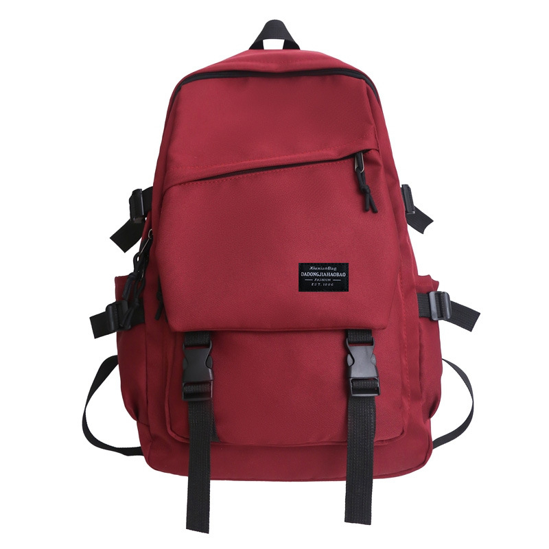 Rucsac din nylon, unisex, pentru muncă și școală – laptop de 15 inch, capacitate sub 20 L, respirabil, bretele curbate