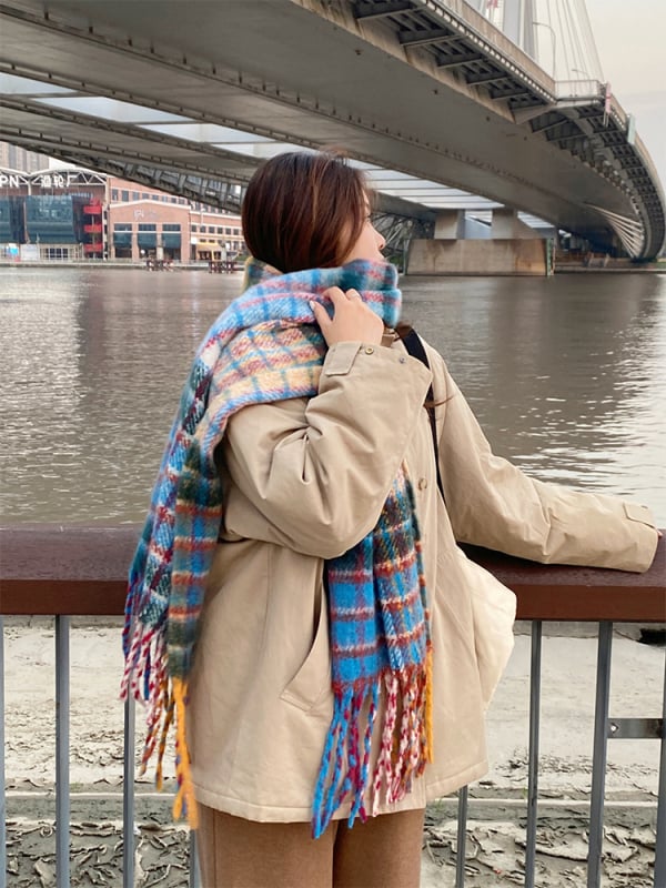 Женско палто средна дължина с яка-стойка, quilted пълнеж (Материал: памук ≥95%, Пълнеж: памук, Дължина: средна, Закопчаване: еднобортно)