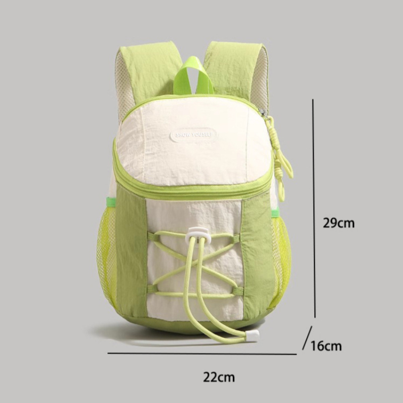 Ruksak od najlona s džepom za prijenosno računalo, zatvarač, podstava od poliestera, unisex dizajn