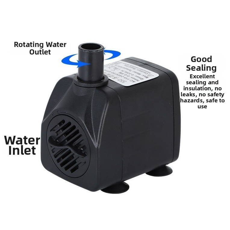 Podvodné čerpadlo do akvária, tichý chod, plastová konštrukcia, bočné nasávanie, pokročilé vydanie