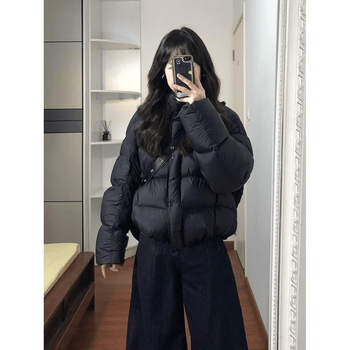 Качулесто пухено яке с дебела изолация, акрилна смес 30-50%, дълги ръкави, зима 2025