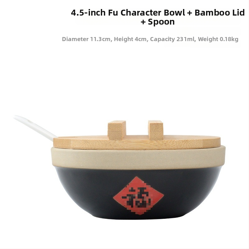 Керамична кутия за подправки със лъжичка и капак, стилна и креативна, за ресторанти, за сухи подправки