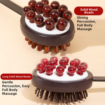 Χειροκίνητο διπλής όψης μασάζ σφυρί για υγεία και φυσική κατάσταση; πλαστικό σώμα, 210 g, σχεδίαση οικογενειακού τύπου, προσαρμοστικό