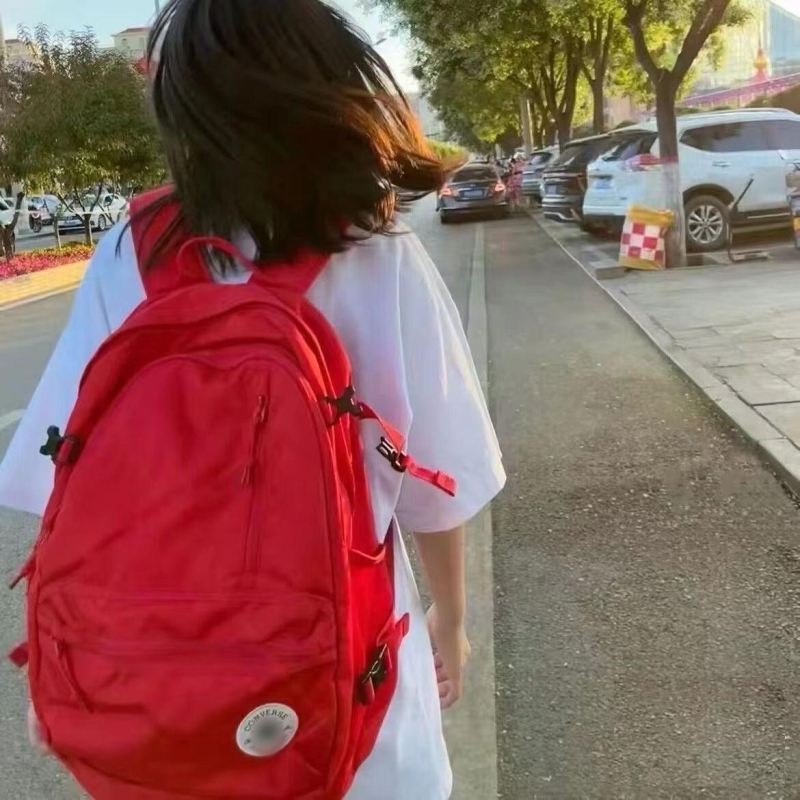 Unisex platneni ruksak za svakodnevnu upotrebu, stil rekreacijskog putovanja, jednostavan uzorak