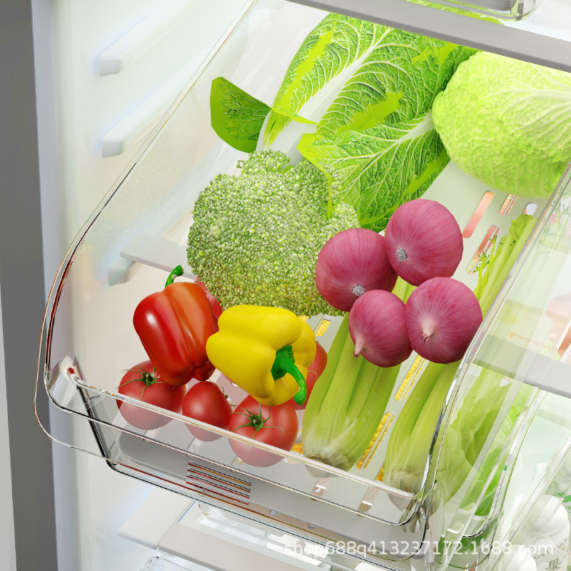 Κουτί αποθήκευσης ψυγείου, πλαστικό, μοντέρνο μινιμαλιστικό σχέδιο, μοντέλο 00240.