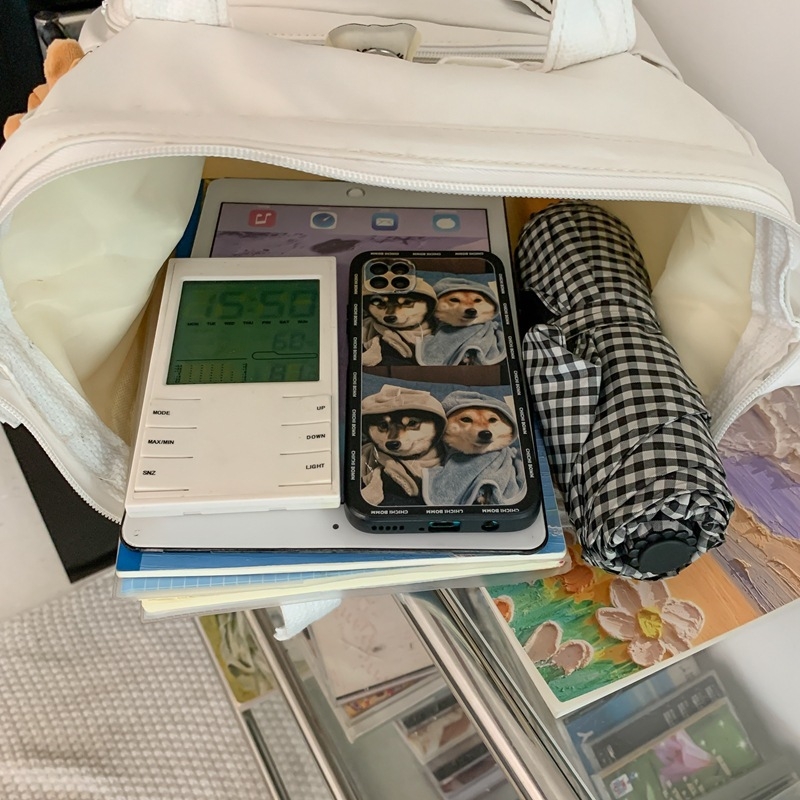 Ruksak u stilu fakulteta, kapacitet 20-35L, pogodan za prijenosnik, najlon materijal, prozračan dizajn, naramenice s zračnim jastucima