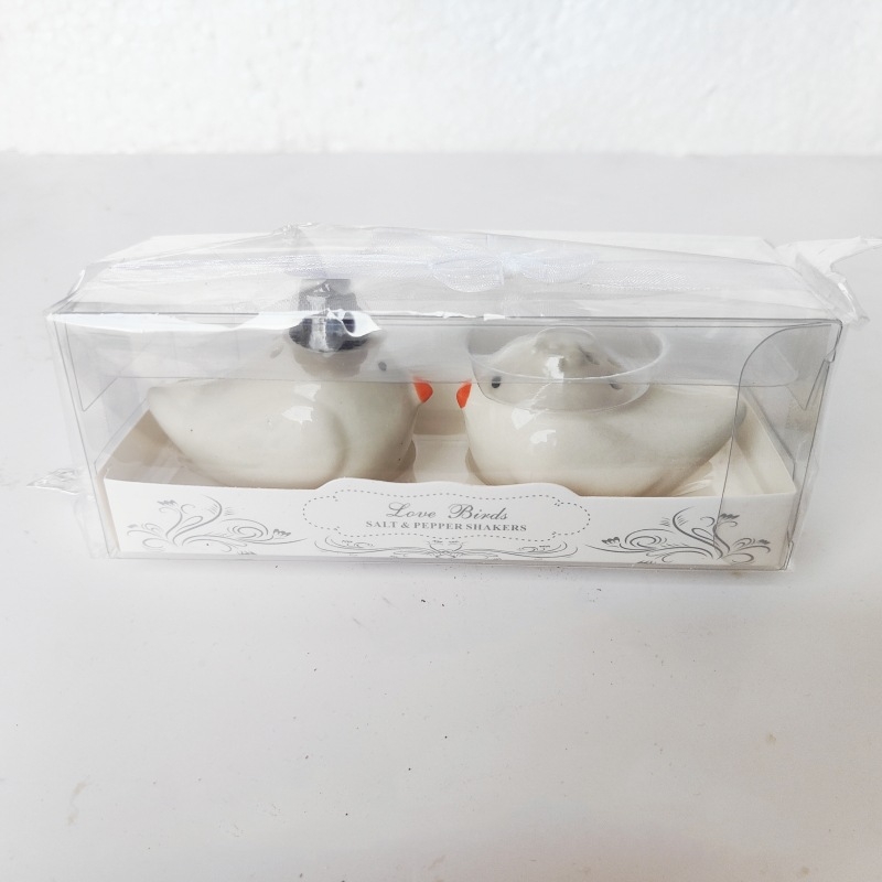 Керамичен комплект за подправки: кутия и буркан, подходящ за лепкави подправки, печат на лого, кухненска организация