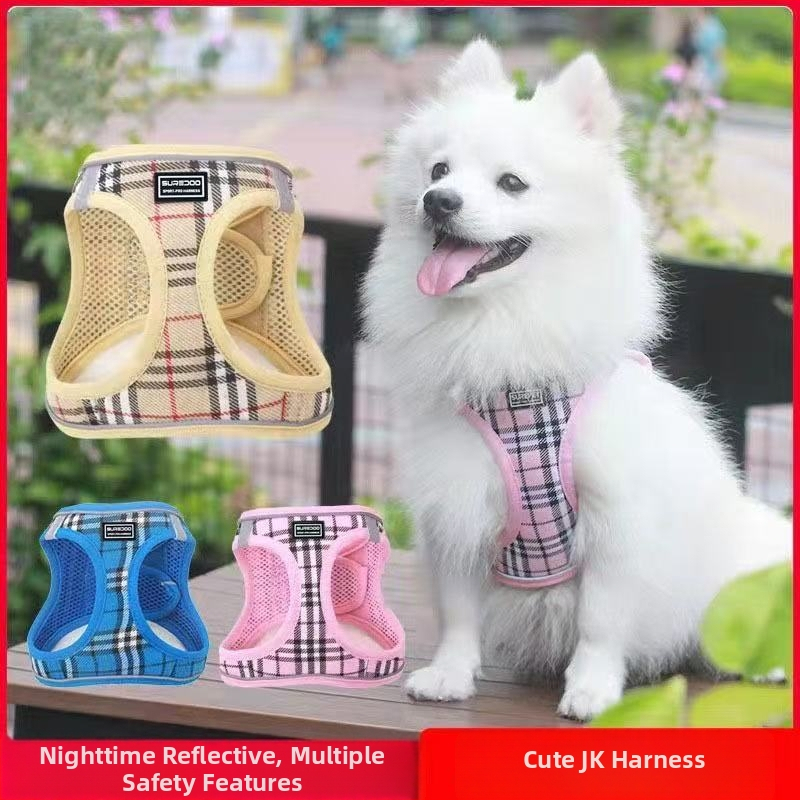 Postroj pre malé psy v štýle vesty s vodítkom pre Teddy a Bichon