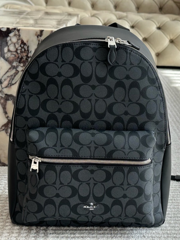 Unisex kožni putni ruksak, s proširivom kapacitetom, s printom, kapacitet ispod 20 L