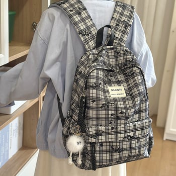 Jesensko-zimski cvjetni školski ruksak, unisex, velik kapacitet, 14-inčni laptop, mladenački kampus stil