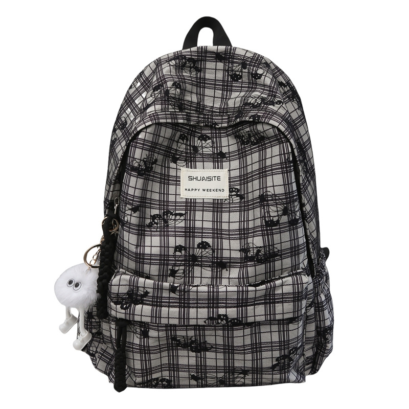 Jesensko-zimski cvjetni školski ruksak, unisex, velik kapacitet, 14-inčni laptop, mladenački kampus stil