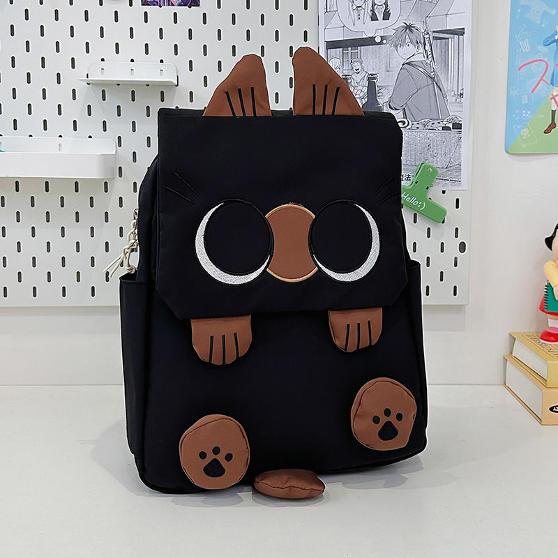 Školska ranac u korejskom stilu, lagan i velikog kapaciteta, motiv anime/cartoons, kompatibilan s 10-inčnim prijenosnikom