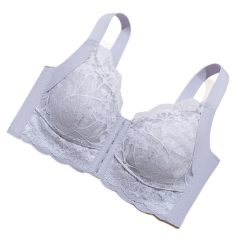 Sutien Push-Up cu închidere frontală, reglabil, ultra-subțire, cupă completă