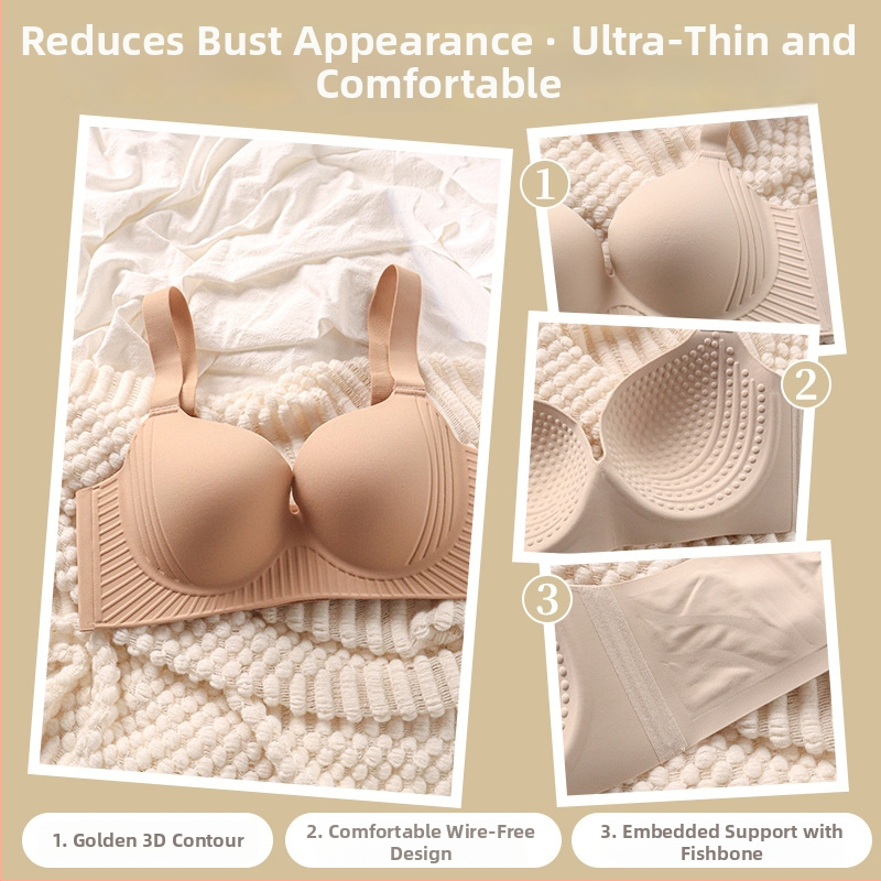 Sutien în stil corset, cupe complete, cupe subțiri din nylon, bretele fixe duble, închidere spate cu patru rânduri de cărlige.