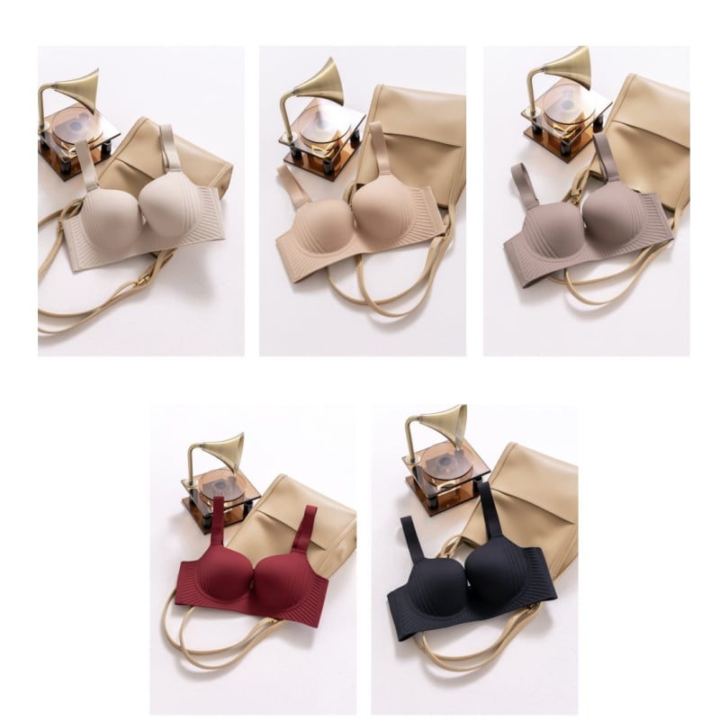 Sutien cu cupă 3/4, cupe modelate subțiri, susținere și adunare, bretele reglabilе, închidere pe spate cu patru rânduri